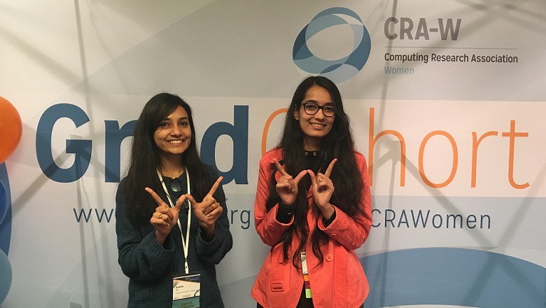 Pati and Anand represent UW-Madison at CRA-W Grad Cohort Workshop.