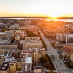 UW-Madison at sunrise