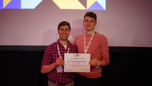 CS grad students Andy Schoen and Dakota Sullivan
